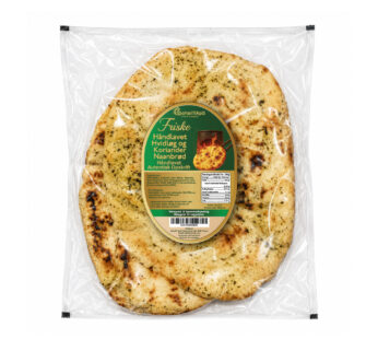 Håndlavet naan brød – hvidløg og koriander