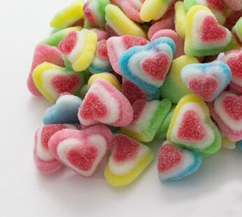Sugared 3D Hearts