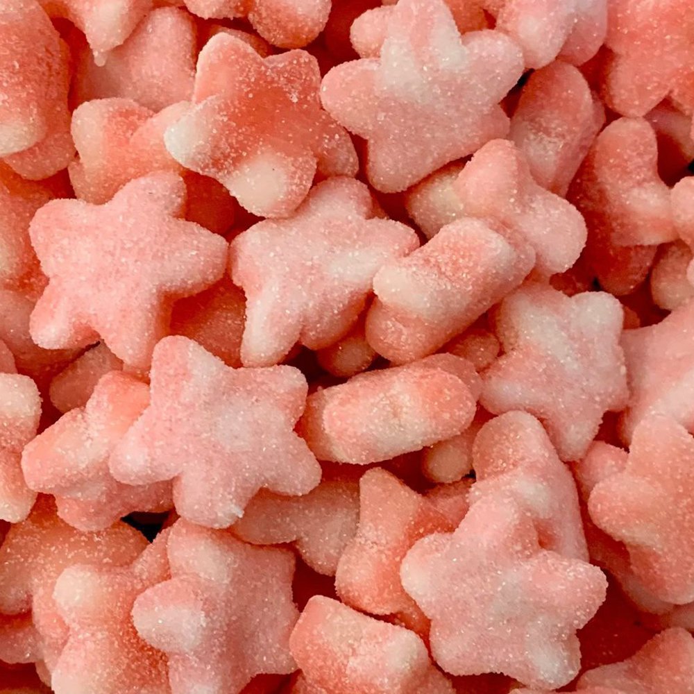 Sugared Pink Twist Stars