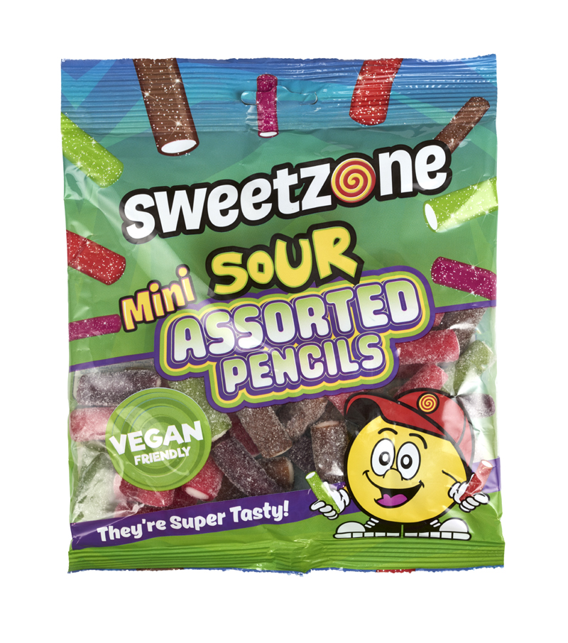 Sour Mini Assorted Pencils