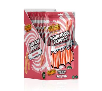 sour neon pencils juicy peach